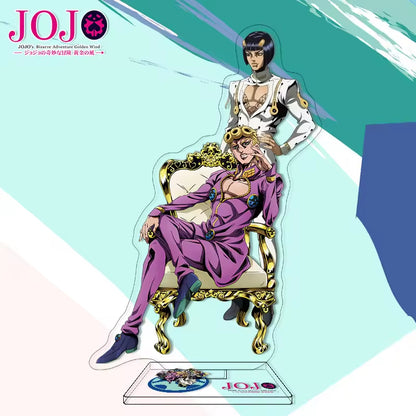 Custom Anime Peripheral Acrylic Figure Stand JOJO's Bizarre Adventure Golden Wind Character Ornament One Piece Dropshipping China