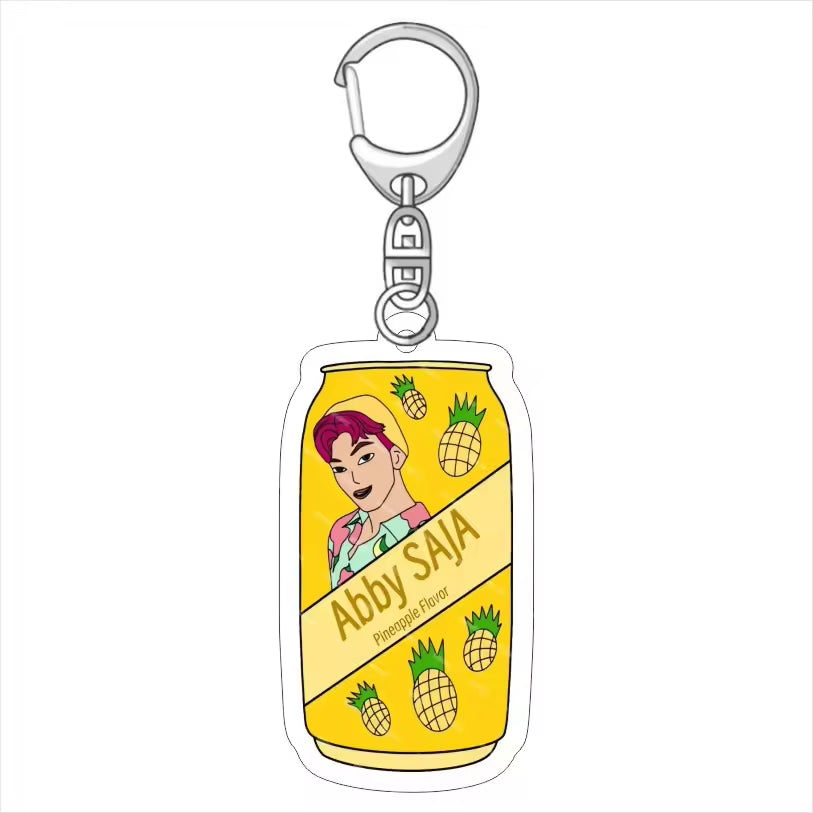 Demon Hunter Anime Cartoon  Acrylic Waterproof Keychain-Wholesale Custom Business Gift