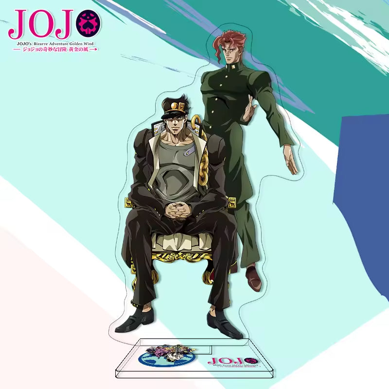 Custom Anime Peripheral Acrylic Figure Stand JOJO's Bizarre Adventure Golden Wind Character Ornament One Piece Dropshipping China