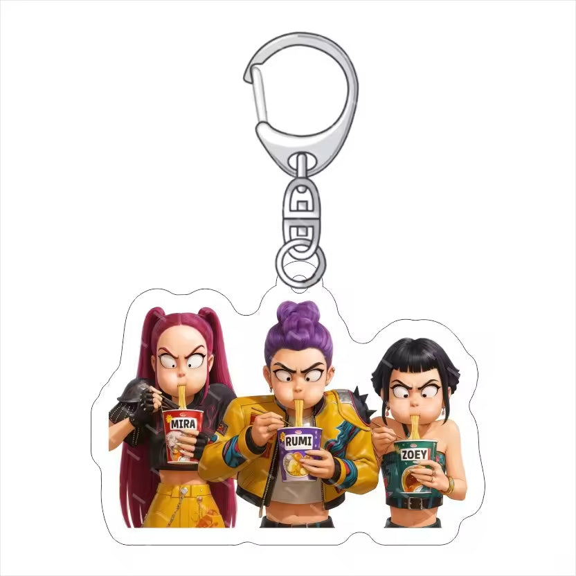 Demon Hunter Anime Cartoon  Acrylic Waterproof Keychain-Wholesale Custom Business Gift