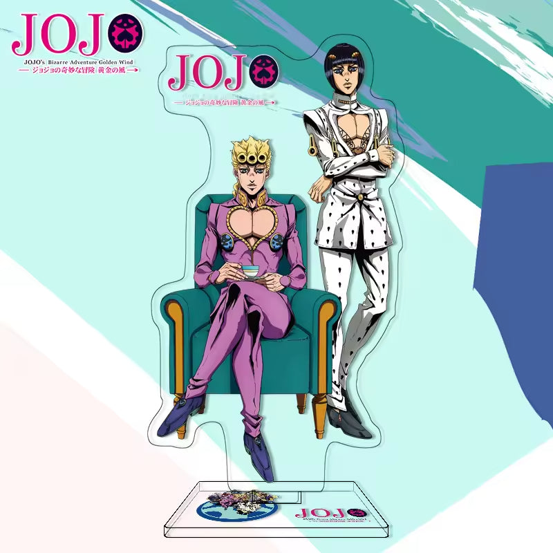 Custom Anime Peripheral Acrylic Figure Stand JOJO's Bizarre Adventure Golden Wind Character Ornament One Piece Dropshipping China