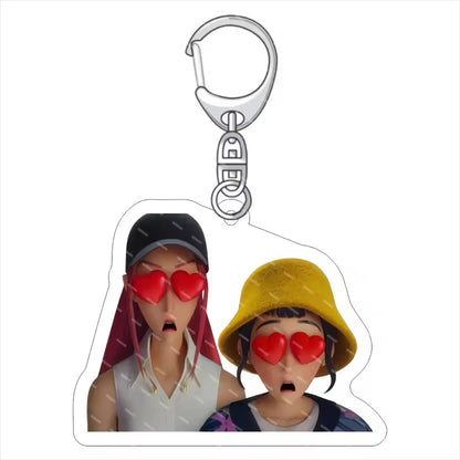 Demon Hunter Anime Cartoon  Acrylic Waterproof Keychain-Wholesale Custom Business Gift