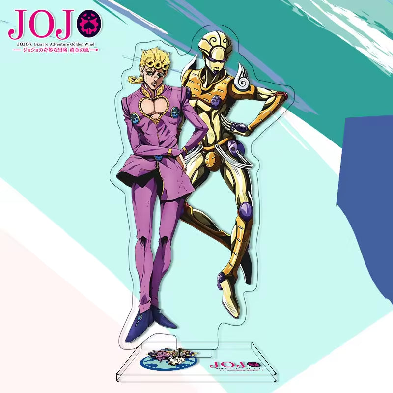 Custom Anime Peripheral Acrylic Figure Stand JOJO's Bizarre Adventure Golden Wind Character Ornament One Piece Dropshipping China
