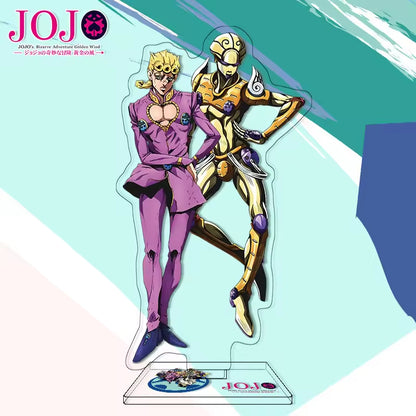 Custom Anime Peripheral Acrylic Figure Stand JOJO's Bizarre Adventure Golden Wind Character Ornament One Piece Dropshipping China