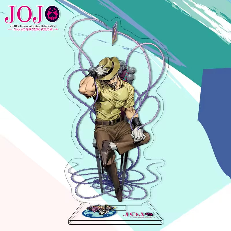 Custom Anime Peripheral Acrylic Figure Stand JOJO's Bizarre Adventure Golden Wind Character Ornament One Piece Dropshipping China
