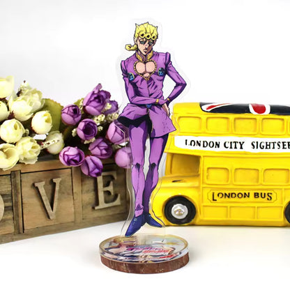 Custom Anime Peripheral Acrylic Figure Stand JOJO's Bizarre Adventure Golden Wind Character Ornament One Piece Dropshipping China