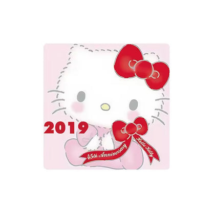 Custom Charm Cute Cartoon Kitty Cat Anniversary  Crystal Glass Soft Magnetic Refrigerator Magnet