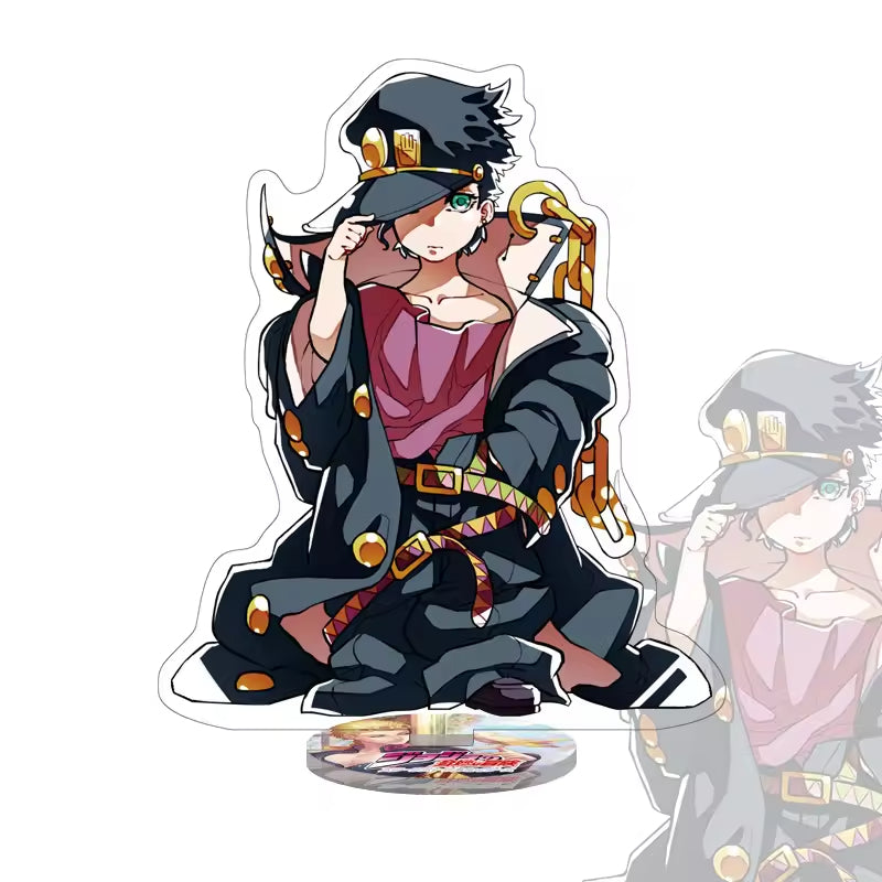 Custom Anime Peripheral Acrylic Figure Stand JOJO's Bizarre Adventure Golden Wind Character Ornament One Piece Dropshipping China