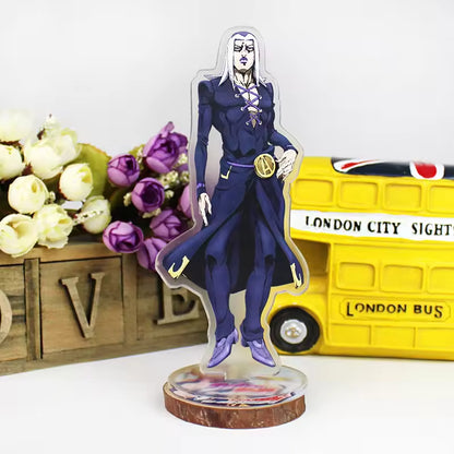 Custom Anime Peripheral Acrylic Figure Stand JOJO's Bizarre Adventure Golden Wind Character Ornament One Piece Dropshipping China