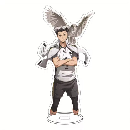 Custom Standee Haikyuu Volleyball Anime Team Acrylic Desktop Stand Figure Hinata Shoyo Kageyama Tobio Gift Decoration