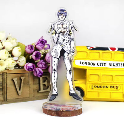 Custom Anime Peripheral Acrylic Figure Stand JOJO's Bizarre Adventure Golden Wind Character Ornament One Piece Dropshipping China
