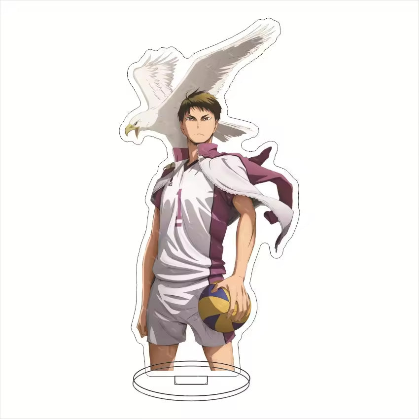 Custom Standee Haikyuu Volleyball Anime Team Acrylic Desktop Stand Figure Hinata Shoyo Kageyama Tobio Gift Decoration