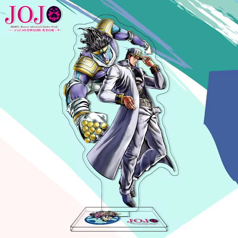 Custom Anime Peripheral Acrylic Figure Stand JOJO's Bizarre Adventure Golden Wind Character Ornament One Piece Dropshipping China