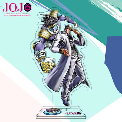 Custom Anime Peripheral Acrylic Figure Stand JOJO's Bizarre Adventure Golden Wind Character Ornament One Piece Dropshipping China