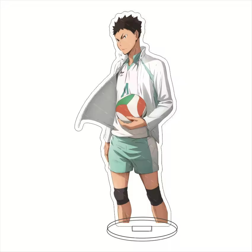 Custom Standee Haikyuu Volleyball Anime Team Acrylic Desktop Stand Figure Hinata Shoyo Kageyama Tobio Gift Decoration