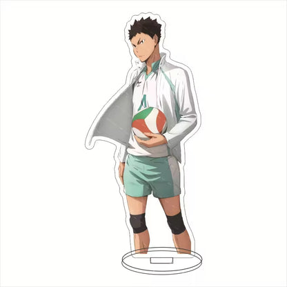 Custom Standee Haikyuu Volleyball Anime Team Acrylic Desktop Stand Figure Hinata Shoyo Kageyama Tobio Gift Decoration