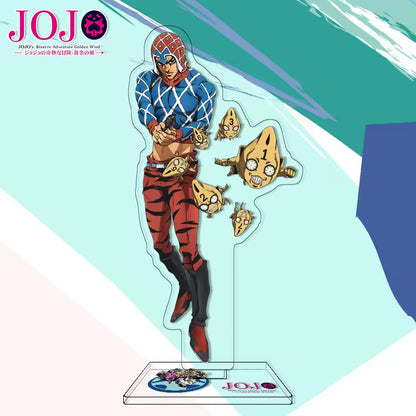 Custom Anime Peripheral Acrylic Figure Stand JOJO's Bizarre Adventure Golden Wind Character Ornament One Piece Dropshipping China