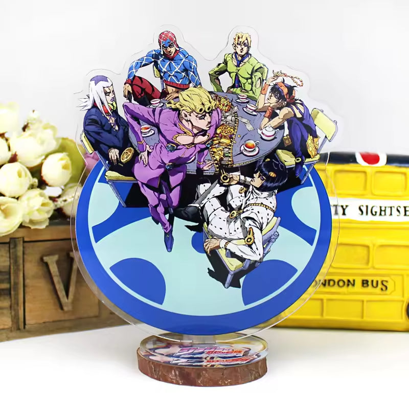 Custom Anime Peripheral Acrylic Figure Stand JOJO's Bizarre Adventure Golden Wind Character Ornament One Piece Dropshipping China