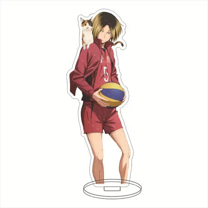 Custom Standee Haikyuu Volleyball Anime Team Acrylic Desktop Stand Figure Hinata Shoyo Kageyama Tobio Gift Decoration