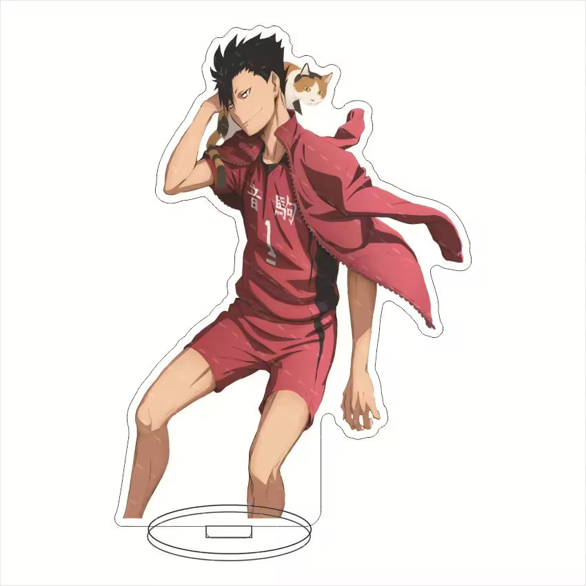Custom Standee Haikyuu Volleyball Anime Team Acrylic Desktop Stand Figure Hinata Shoyo Kageyama Tobio Gift Decoration