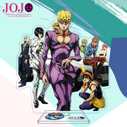 Custom Anime Peripheral Acrylic Figure Stand JOJO's Bizarre Adventure Golden Wind Character Ornament One Piece Dropshipping China