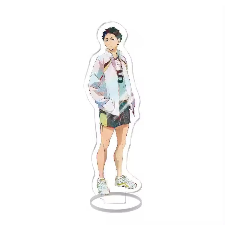 Custom Standee Haikyuu Volleyball Anime Team Acrylic Desktop Stand Figure Hinata Shoyo Kageyama Tobio Gift Decoration