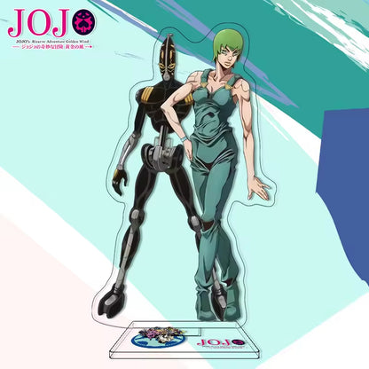 Custom Anime Peripheral Acrylic Figure Stand JOJO's Bizarre Adventure Golden Wind Character Ornament One Piece Dropshipping China