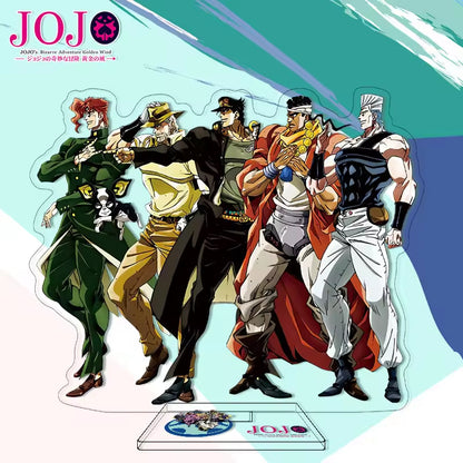 Custom Anime Peripheral Acrylic Figure Stand JOJO's Bizarre Adventure Golden Wind Character Ornament One Piece Dropshipping China