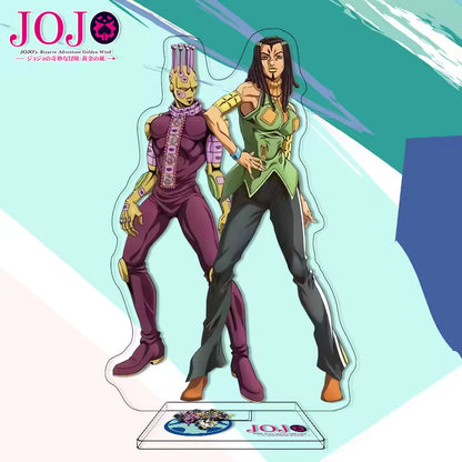 Custom Anime Peripheral Acrylic Figure Stand JOJO's Bizarre Adventure Golden Wind Character Ornament One Piece Dropshipping China