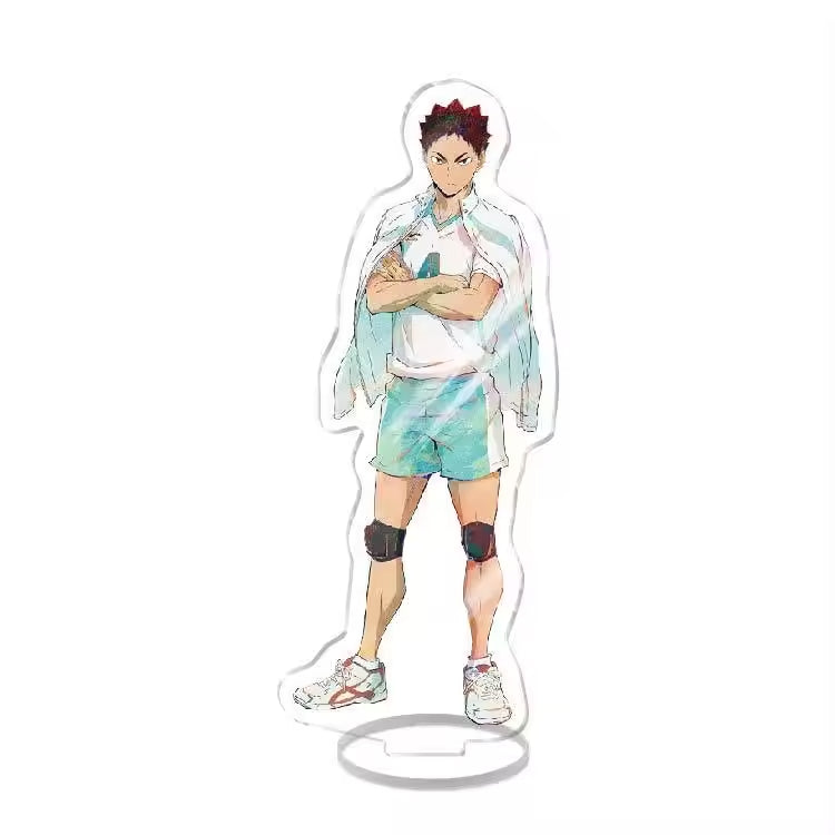 Custom Standee Haikyuu Volleyball Anime Team Acrylic Desktop Stand Figure Hinata Shoyo Kageyama Tobio Gift Decoration