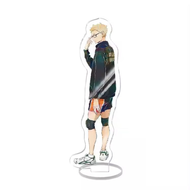 Custom Standee Haikyuu Volleyball Anime Team Acrylic Desktop Stand Figure Hinata Shoyo Kageyama Tobio Gift Decoration