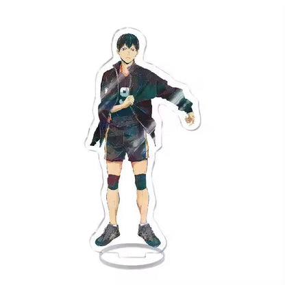 Custom Standee Haikyuu Volleyball Anime Team Acrylic Desktop Stand Figure Hinata Shoyo Kageyama Tobio Gift Decoration