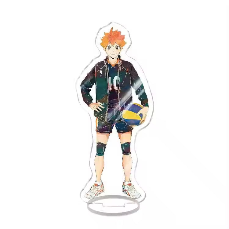 Custom Standee Haikyuu Volleyball Anime Team Acrylic Desktop Stand Figure Hinata Shoyo Kageyama Tobio Gift Decoration