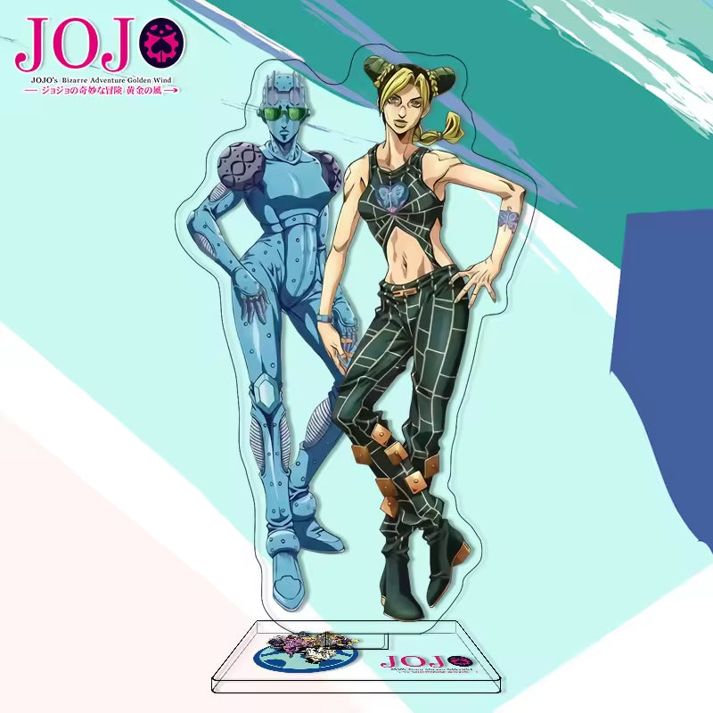 Custom Anime Peripheral Acrylic Figure Stand JOJO's Bizarre Adventure Golden Wind Character Ornament One Piece Dropshipping China