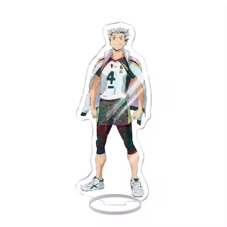 Custom Standee Haikyuu Volleyball Anime Team Acrylic Desktop Stand Figure Hinata Shoyo Kageyama Tobio Gift Decoration
