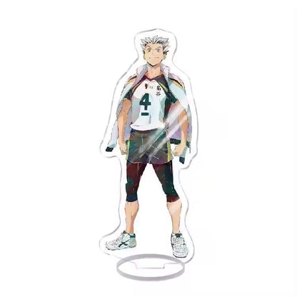 Custom Standee Haikyuu Volleyball Anime Team Acrylic Desktop Stand Figure Hinata Shoyo Kageyama Tobio Gift Decoration