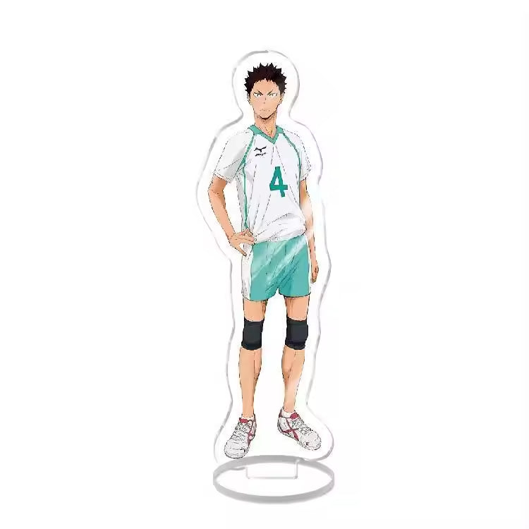 Custom Standee Haikyuu Volleyball Anime Team Acrylic Desktop Stand Figure Hinata Shoyo Kageyama Tobio Gift Decoration