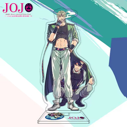 Custom Anime Peripheral Acrylic Figure Stand JOJO's Bizarre Adventure Golden Wind Character Ornament One Piece Dropshipping China