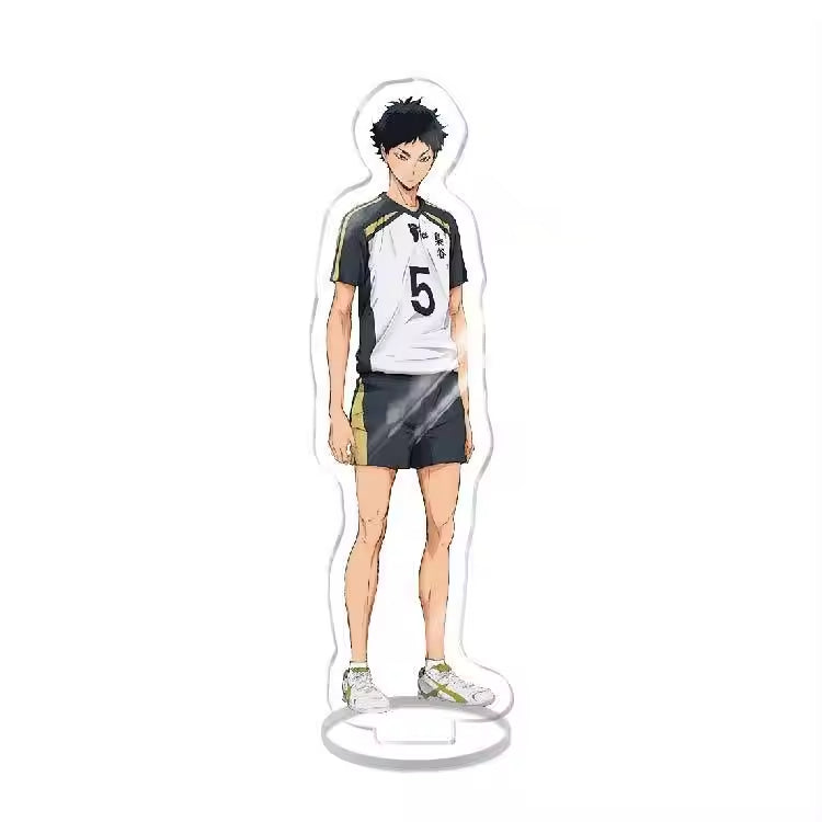 Custom Standee Haikyuu Volleyball Anime Team Acrylic Desktop Stand Figure Hinata Shoyo Kageyama Tobio Gift Decoration