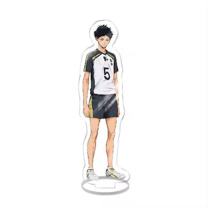 Custom Standee Haikyuu Volleyball Anime Team Acrylic Desktop Stand Figure Hinata Shoyo Kageyama Tobio Gift Decoration