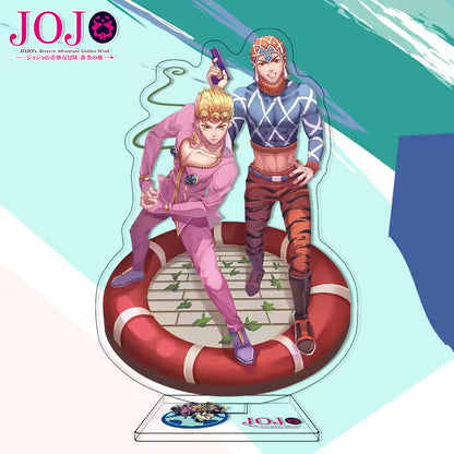 Custom Anime Peripheral Acrylic Figure Stand JOJO's Bizarre Adventure Golden Wind Character Ornament One Piece Dropshipping China