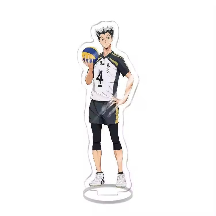 Custom Standee Haikyuu Volleyball Anime Team Acrylic Desktop Stand Figure Hinata Shoyo Kageyama Tobio Gift Decoration