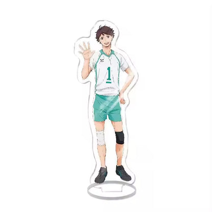 Custom Standee Haikyuu Volleyball Anime Team Acrylic Desktop Stand Figure Hinata Shoyo Kageyama Tobio Gift Decoration