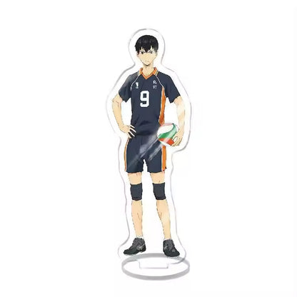 Custom Standee Haikyuu Volleyball Anime Team Acrylic Desktop Stand Figure Hinata Shoyo Kageyama Tobio Gift Decoration