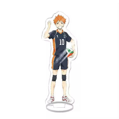 Custom Standee Haikyuu Volleyball Anime Team Acrylic Desktop Stand Figure Hinata Shoyo Kageyama Tobio Gift Decoration