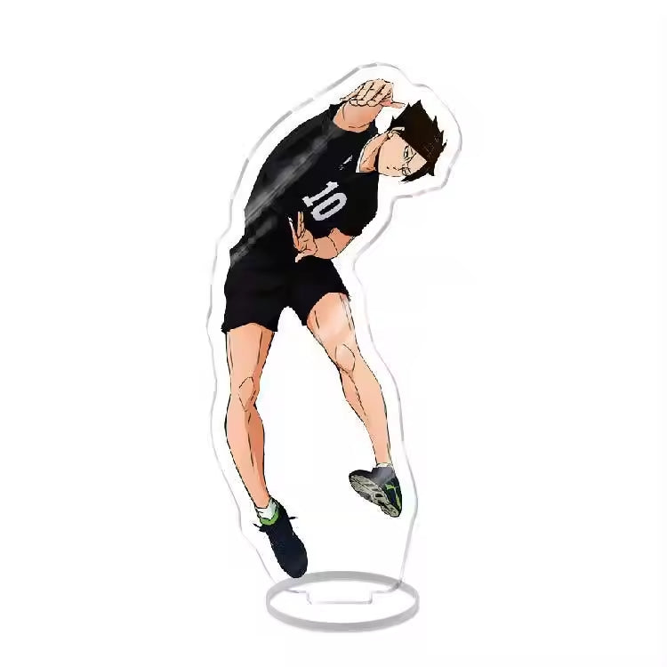 Custom Standee Haikyuu Volleyball Anime Team Acrylic Desktop Stand Figure Hinata Shoyo Kageyama Tobio Gift Decoration