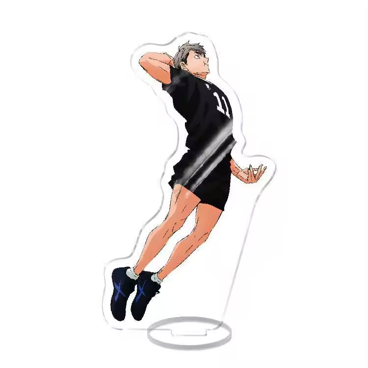 Custom Standee Haikyuu Volleyball Anime Team Acrylic Desktop Stand Figure Hinata Shoyo Kageyama Tobio Gift Decoration