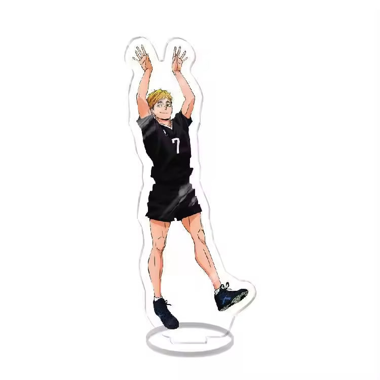Custom Standee Haikyuu Volleyball Anime Team Acrylic Desktop Stand Figure Hinata Shoyo Kageyama Tobio Gift Decoration