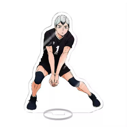 Custom Standee Haikyuu Volleyball Anime Team Acrylic Desktop Stand Figure Hinata Shoyo Kageyama Tobio Gift Decoration