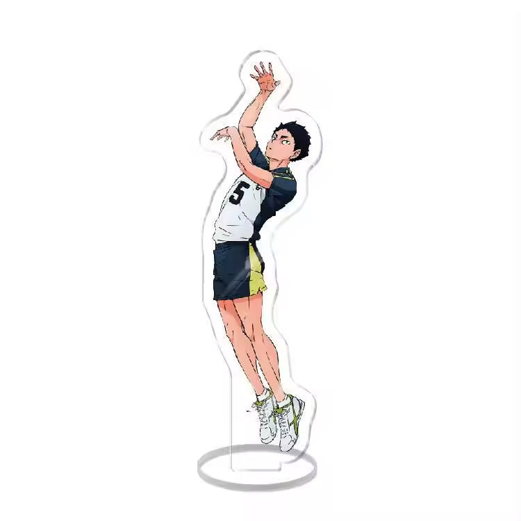 Custom Standee Haikyuu Volleyball Anime Team Acrylic Desktop Stand Figure Hinata Shoyo Kageyama Tobio Gift Decoration